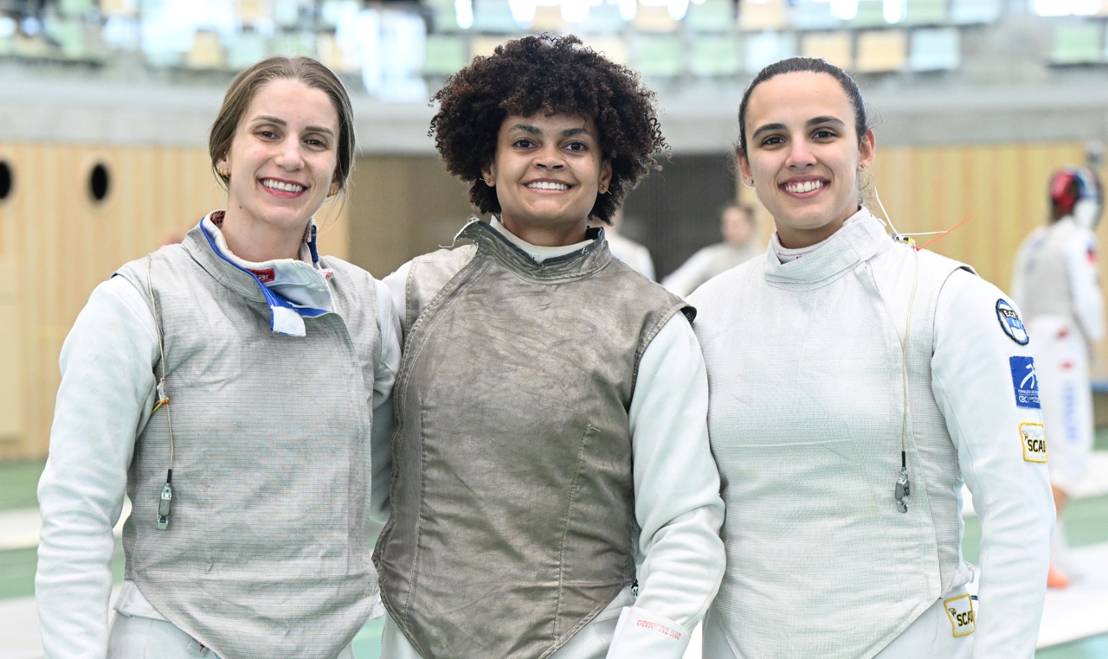 Equipe feminina brasileira de florete em Takamatsu
